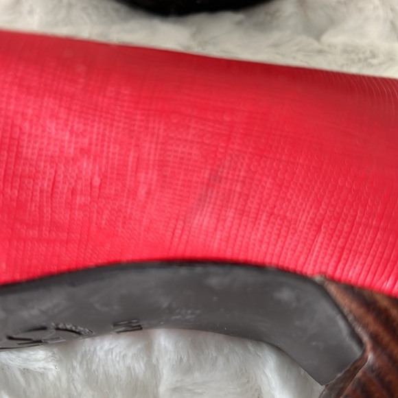 Red leather Michael Kors pumps - Picture 5 of 14